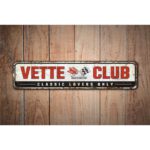 Vette-Club-Sign-Premium-Quality-Rustic-Metal-Sign-Images