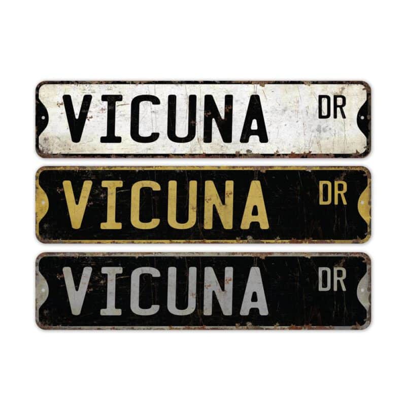 Vicuna-Premium-Quality-Rustic-Metal-Sign-2