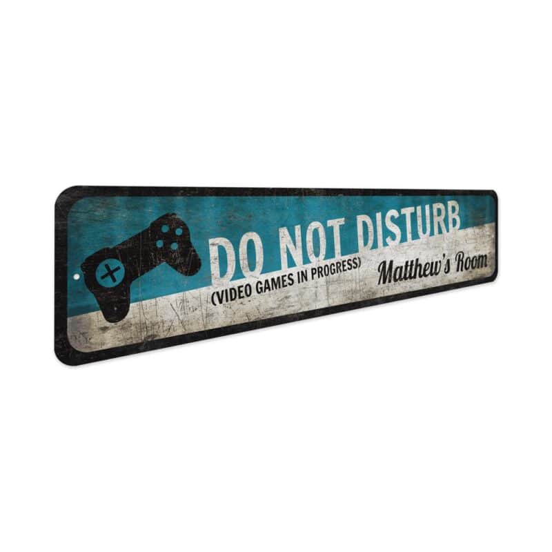 Video-Gamers-Room-Sign-Premium-Quality-Rustic-Metal-Sign-3