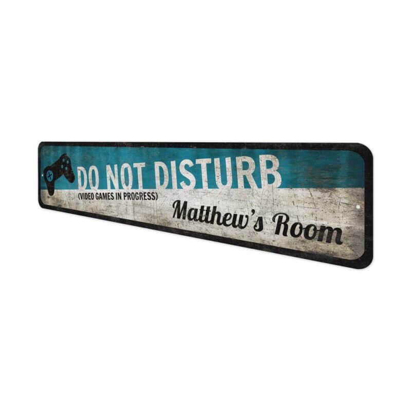Video-Gamers-Room-Sign-Premium-Quality-Rustic-Metal-Sign-4