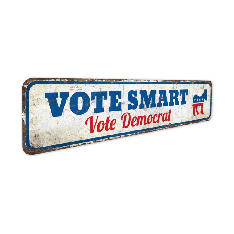 Vote-Democrat-Premium-Quality-Rustic-Metal-Sign-3-2