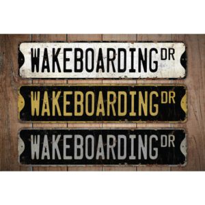 Wakeboarding-Premium-Quality-Rustic-Metal-Sign-Images