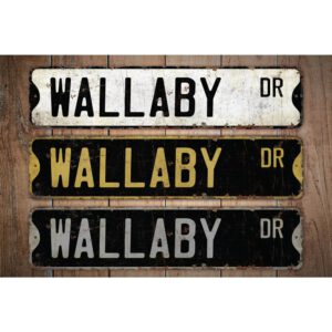 Wallaby-Premium-Quality-Rustic-Metal-Sign-Images