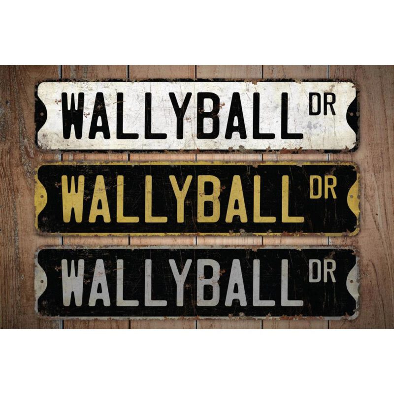 Wallyball-Premium-Quality-Rustic-Metal-Sign-Images