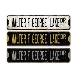 Walter-F-George-Lake-Premium-Quality-Rustic-Metal-Sign-2