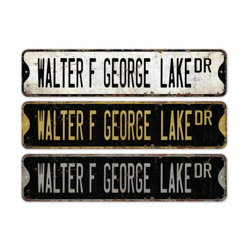 Walter-F-George-Lake-Premium-Quality-Rustic-Metal-Sign-2