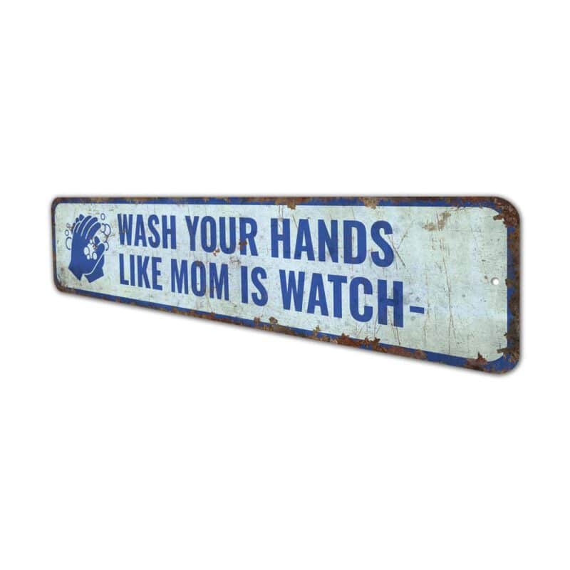 Wash-Your-Hands-Premium-Quality-Rustic-Metal-Sign-4