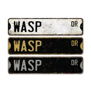 Wasp-Premium-Quality-Rustic-Metal-Sign-2