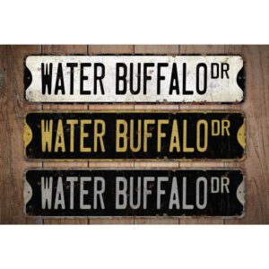 Water-Buffalo-Premium-Quality-Rustic-Metal-Sign-Images