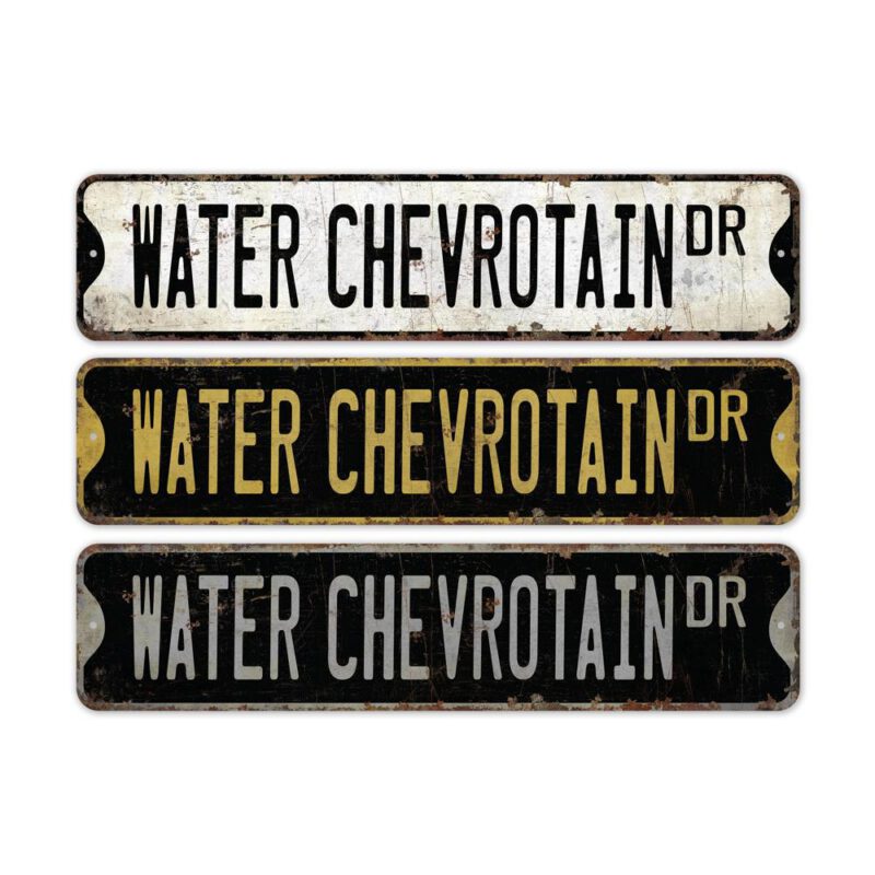 Water-Chevrotain-Premium-Quality-Rustic-Metal-Sign-2