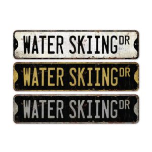 Water-Skiing-Premium-Quality-Rustic-Metal-Sign-2