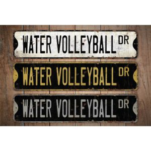 Water-Volleyball-Premium-Quality-Rustic-Metal-Sign-Images