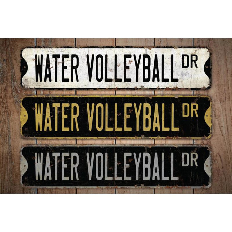 Water-Volleyball-Premium-Quality-Rustic-Metal-Sign-Images