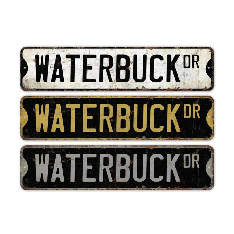 Waterbuck-Premium-Quality-Rustic-Metal-Sign-2