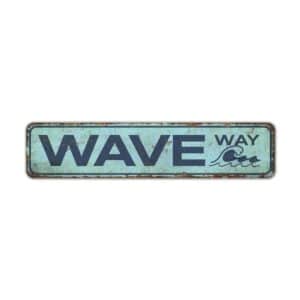 Wave-Way-Sign-Premium-Quality-Rustic-Metal-Sign-2