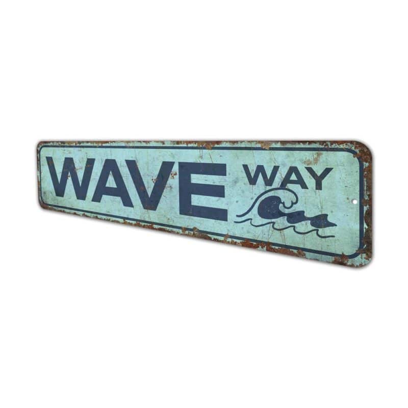 Wave-Way-Sign-Premium-Quality-Rustic-Metal-Sign-4