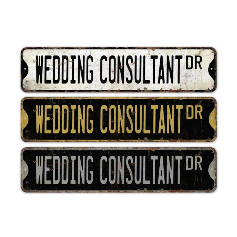 Wedding-Consultant-Premium-Quality-Rustic-Metal-Sign-2