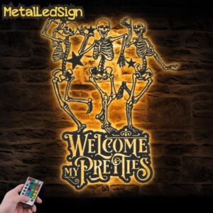 Welcome-My-Pretties-Metal-Wall-Art-With-Led-Lights-Images-1.jpg