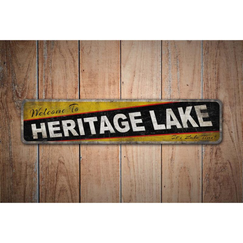 Welcome-To-Lake-Time-Premium-Quality-Rustic-Metal-Sign-Images