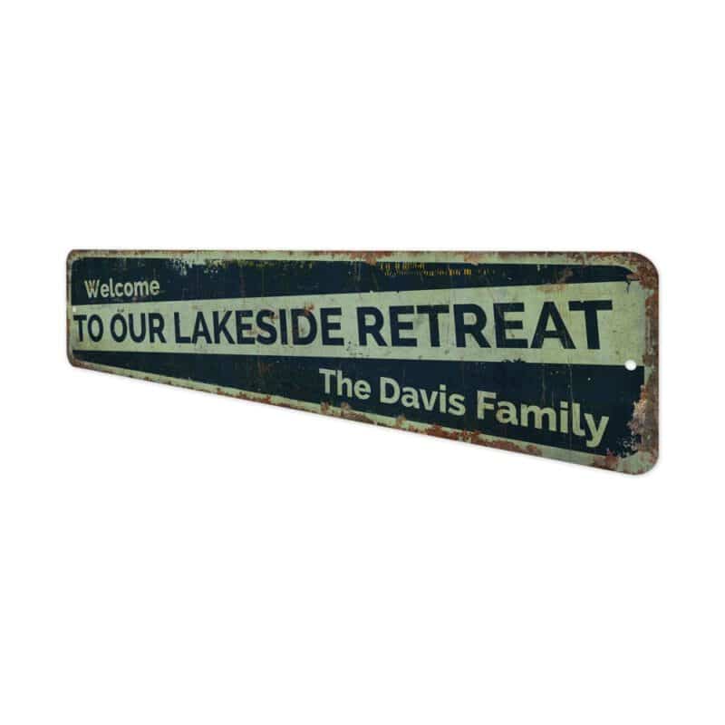 Welcome-To-Lakeside-Retreat-Premium-Quality-Rustic-Metal-Sign-4