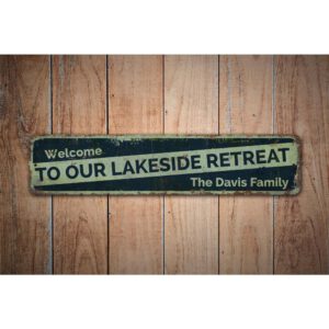 Welcome-To-Lakeside-Retreat-Premium-Quality-Rustic-Metal-Sign-Images