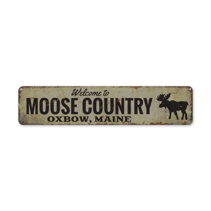 Welcome-To-Moose-Country-Premium-Quality-Rustic-Metal-Sign-2