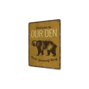 Welcome-to-Our-Den-Sign-Premium-Quality-Rustic-Metal-Sign-2