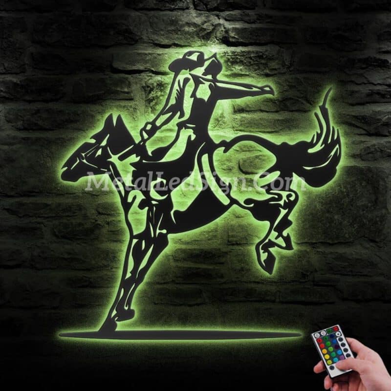 Western-Cowboy-Texas-Metal-Wall-Art-Led-Light-5-2