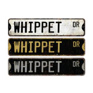 Whippet-Premium-Quality-Rustic-Metal-Sign-2