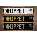 Whippet-Premium-Quality-Rustic-Metal-Sign-Images