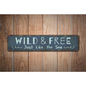 Wild-And-Free-Premium-Quality-Rustic-Metal-Sign-Images