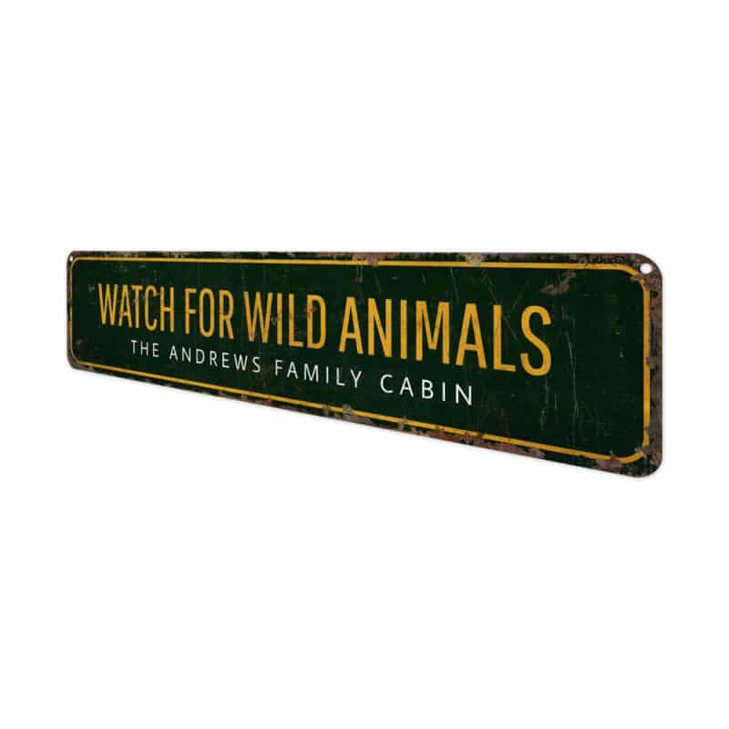 Wild-Animal-Watching-Premium-Quality-Rustic-Metal-Sign-4