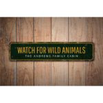 Wild-Animal-Watching-Premium-Quality-Rustic-Metal-Sign-Images