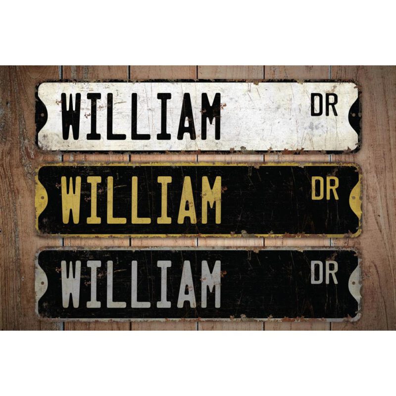 William-Name-Sign-Premium-Quality-Rustic-Metal-Sign-Images