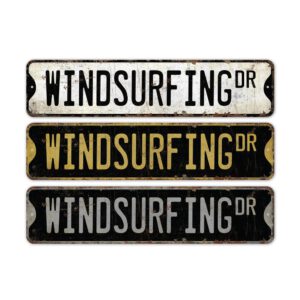 Windsurfing-Premium-Quality-Rustic-Metal-Sign-2