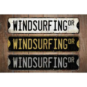 Windsurfing-Premium-Quality-Rustic-Metal-Sign-Images