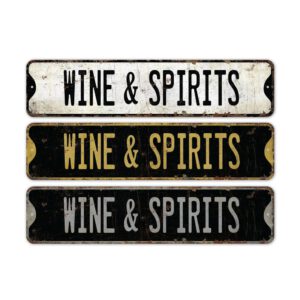 Wine-And-Spirit-Premium-Quality-Rustic-Metal-Sign-2