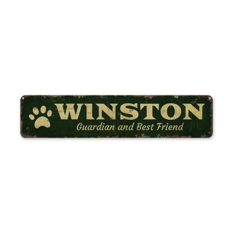 Winston-Best-Friend-Premium-Quality-Rustic-Metal-Sign-2