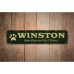 Winston-Best-Friend-Premium-Quality-Rustic-Metal-Sign-Images