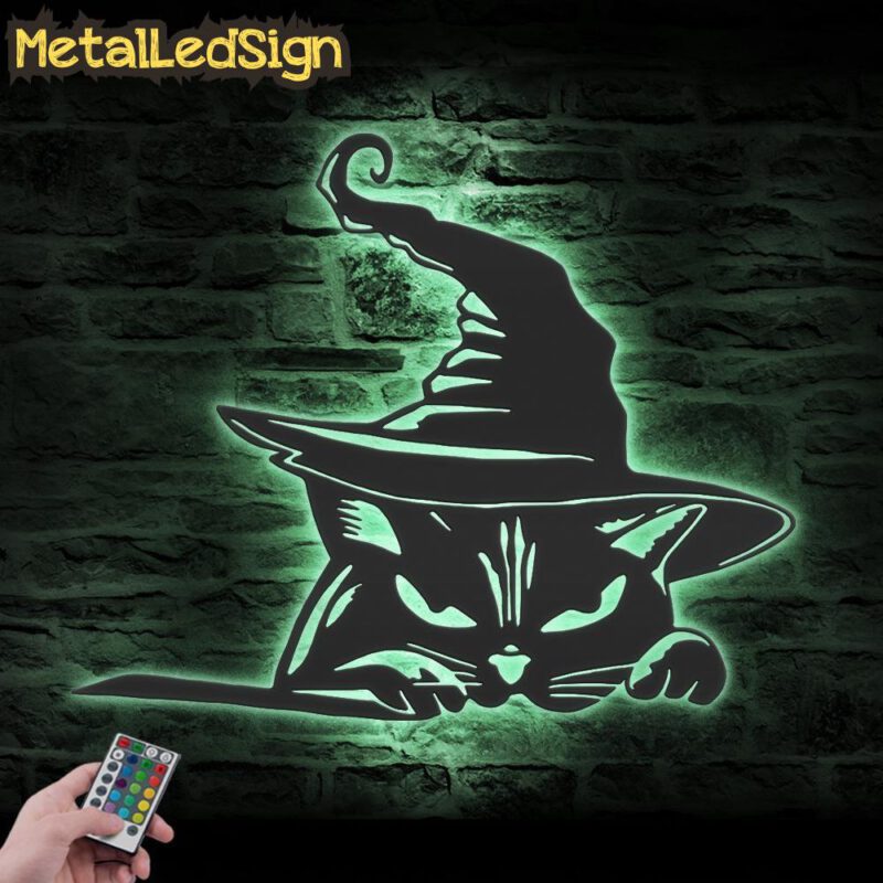 Witch-Black-Cat-Metal-Wall-Art-with-LED-Light-7.jpg