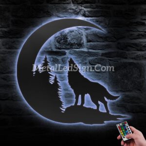 Wolf-On-The-Moon-Metal-Wall-Art-Led-Light-3-5