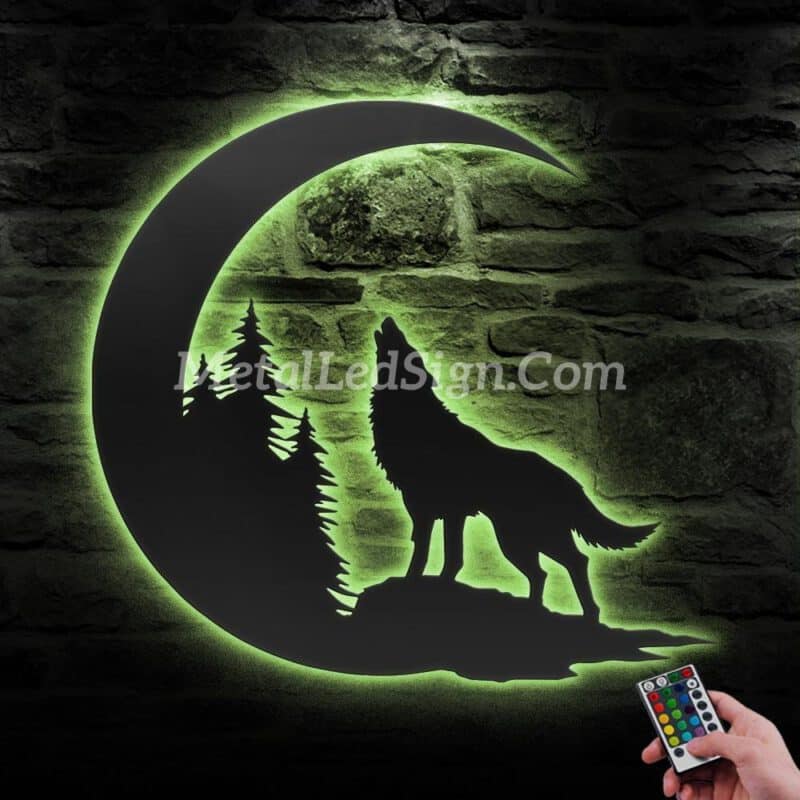 Wolf-On-The-Moon-Metal-Wall-Art-Led-Light-6-1