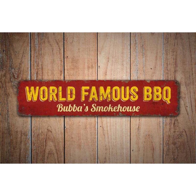 World-Famous-BBQ-Premium-Quality-Rustic-Metal-Sign-Images