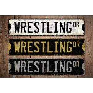 Wrestling-Name-Sign-Premium-Quality-Rustic-Metal-Sign-Images