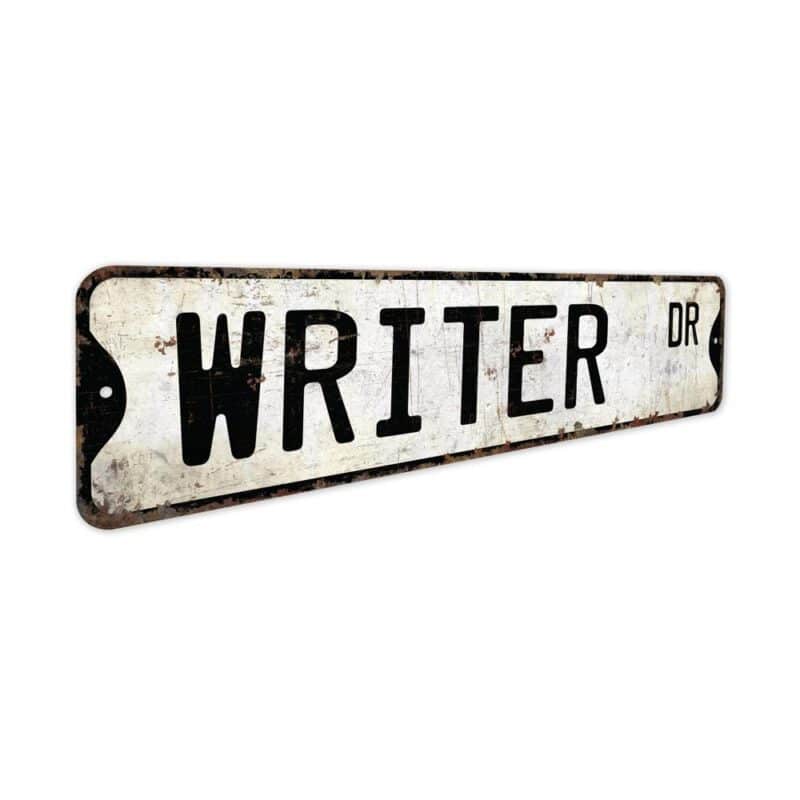 Writer-Premium-Quality-Rustic-Metal-Sign-2