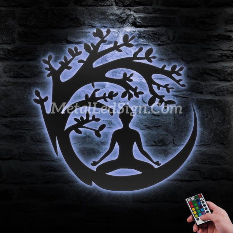 Yoga-Buddha-Tree-Metal-Wall-Art-Led-Light-3-1