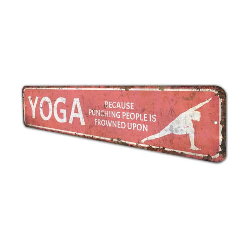 Yoga-Sign-Premium-Quality-Rustic-Metal-Sign-4