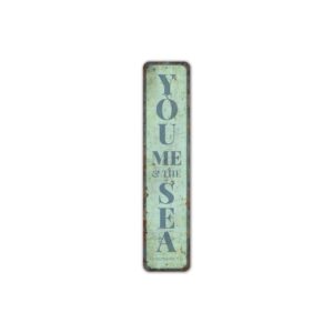 You-Me-And-Sea-Sign-Premium-Quality-Rustic-Metal-Sign-2