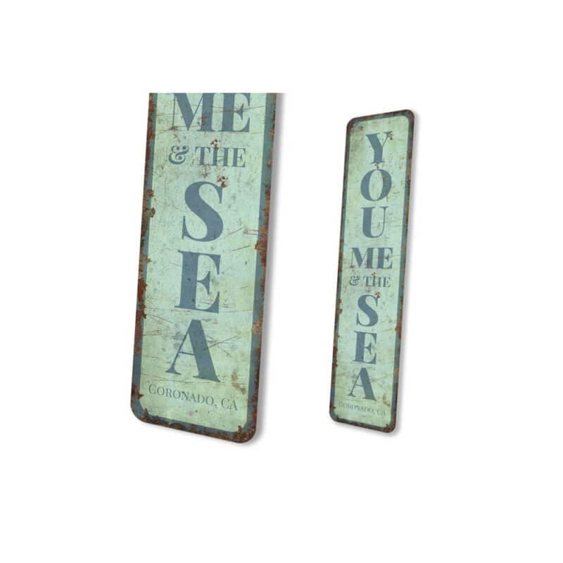 You-Me-And-Sea-Sign-Premium-Quality-Rustic-Metal-Sign-4