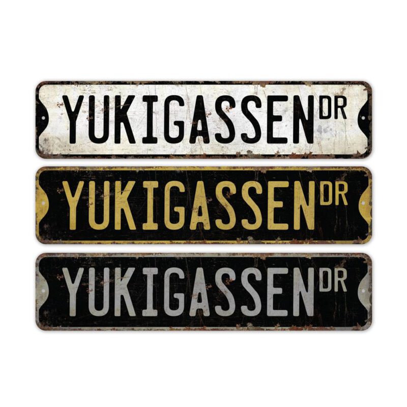 Yukigassen-Sign-Premium-Quality-Rustic-Metal-Sign-2